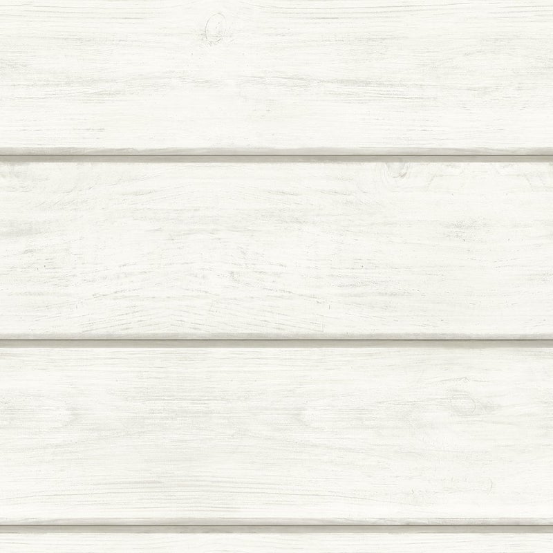 Chesapeake 3115-12441 Cassidy Wood Planks Wallpaper, Off-White - Image 1